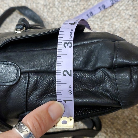 Great American Leather Works 100% Black Leather Purse NWOT - Picture 7 of 8